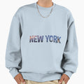 New York Text Background Sweatshirt - Trendy Graphic Men Women - T-Shirt, Sweatshirt, Hoodie