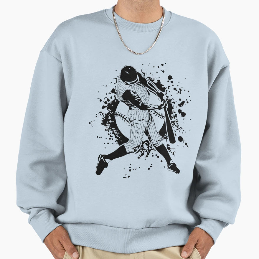 Eat Sleep Baseball Repeat Sweatshirt - Novelty Apparel for Adults - T-Shirt, Sweatshirt, Hoodie
