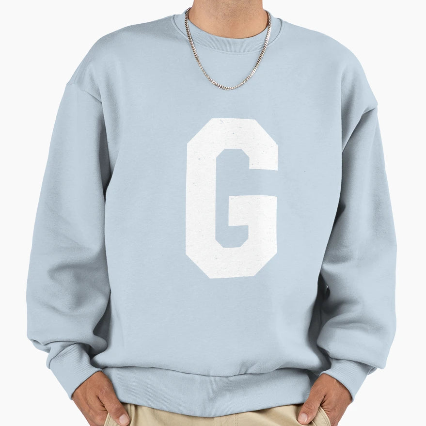 G Letter Monogram Initial Spelling Sweatshirt - Novelty Apparel Unisex - T-Shirt, Sweatshirt, Hoodie