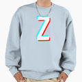 Letter Z Initial Monogram Tiktok Sweatshirt - Custom Art Print Unisex - T-Shirt, Sweatshirt, Hoodie