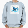 Blue Manta Sea Sweatshirt - Streetwear Style Unisex - T-Shirt, Sweatshirt, Hoodie