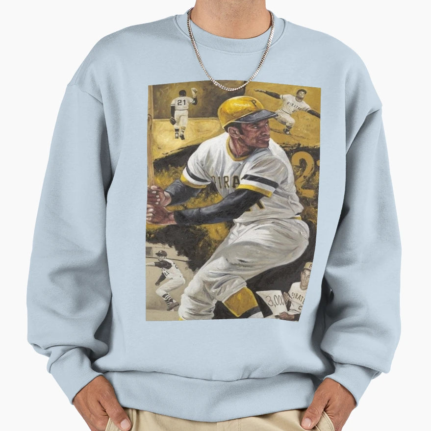 Baseball Bat And Ball Sweatshirt - Fun Novelty Design for Adults - T-Shirt, Sweatshirt, Hoodie