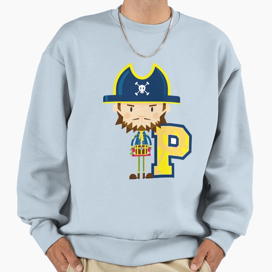 P Is Pirate Educational Sweatshirt - Casual Everyday Wear for Adults - T-Shirt, Sweatshirt, Hoodie