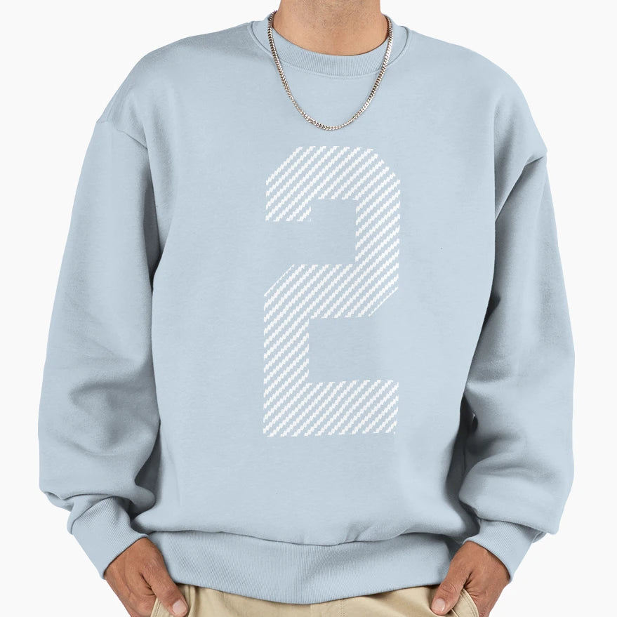Iconic Number 2 Sweatshirt - Trendy Graphic Unisex - T-Shirt, Sweatshirt, Hoodie