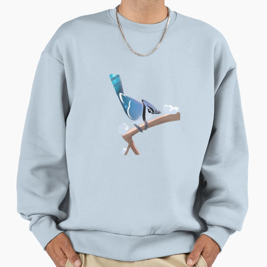 Blue Jay Sweatshirt - Graphic Print Unisex - T-Shirt, Sweatshirt, Hoodie
