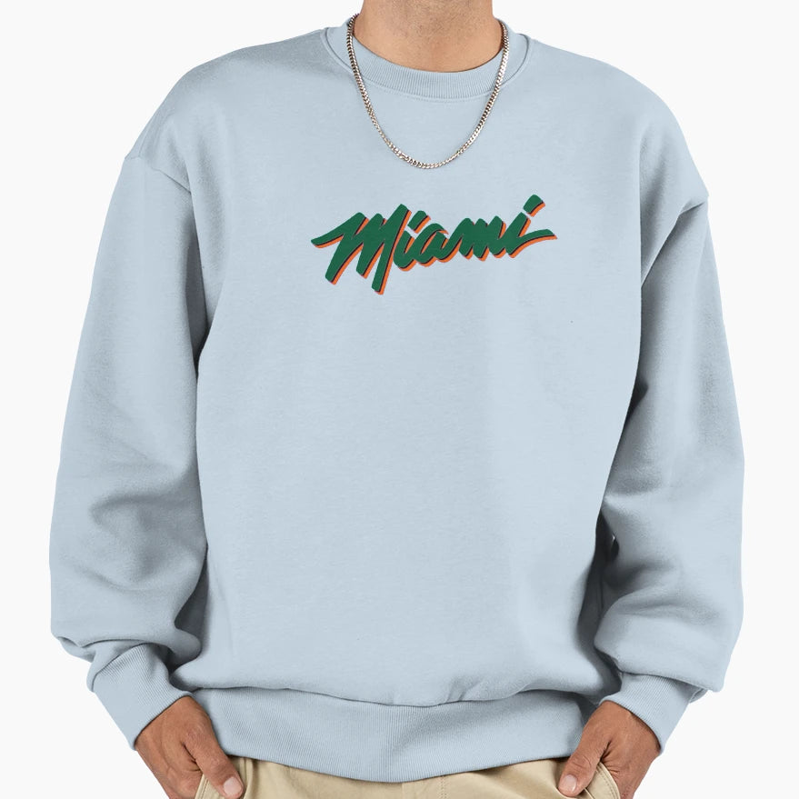 Umiami Vice Text Logo Sweatshirt - Streetwear Style Unisex - T-Shirt, Sweatshirt, Hoodie