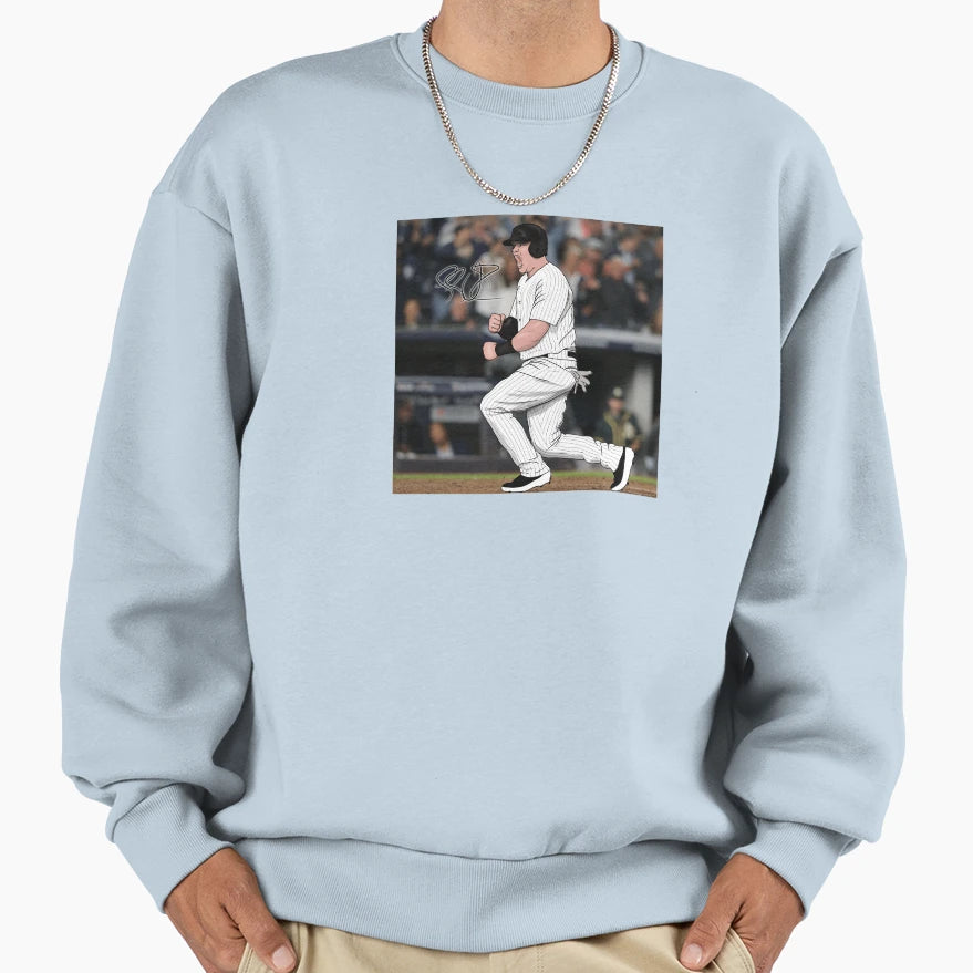 Derek Jeter Illustration Art Sweatshirt - Casual Everyday Wear Unisex - T-Shirt, Sweatshirt, Hoodie