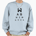 Washington Eye Test Chart Sweatshirt - Graphic Print Men Women - T-Shirt, Sweatshirt, Hoodie