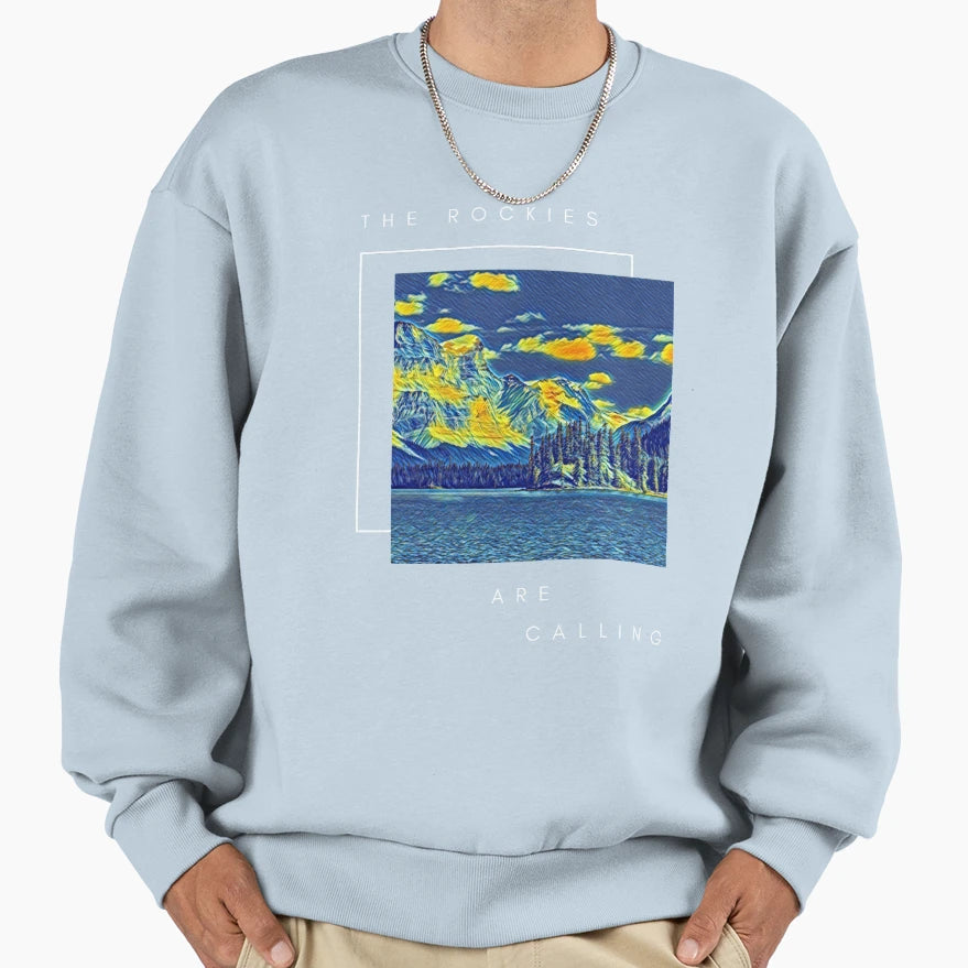 Rockies Are Calling Jasper Sweatshirt - Custom Art Print Men Women - T-Shirt, Sweatshirt, Hoodie
