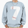 Number 7 Baseball 7 Sweatshirt - Streetwear Style Unisex - T-Shirt, Sweatshirt, Hoodie