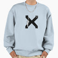 Personalized Basketball Initial X Sweatshirt - Novelty Apparel for Adults - T-Shirt, Sweatshirt, Hoodie