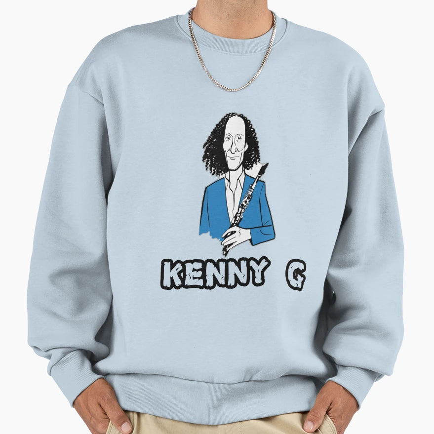 Kenny G Sweatshirt - Minimalist Print Men Women - T-Shirt, Sweatshirt, Hoodie