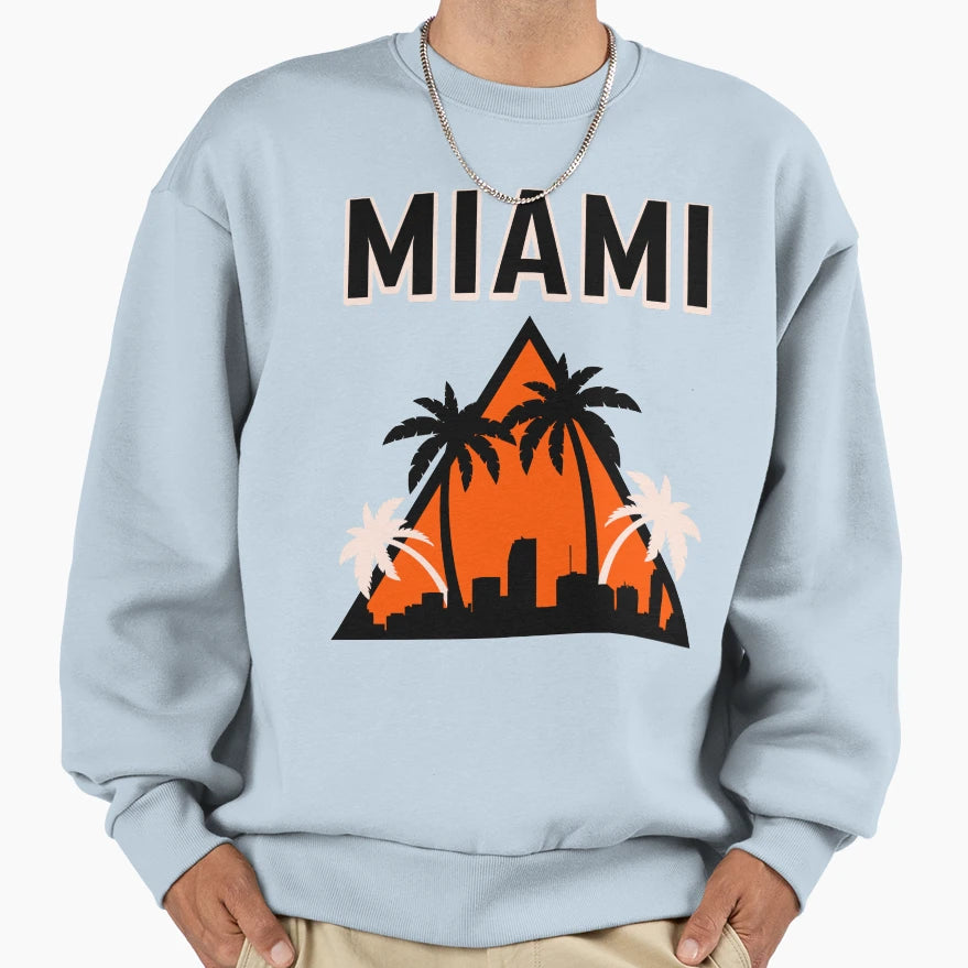 Miami Sweatshirt - Unique Graphic Unisex - T-Shirt, Sweatshirt, Hoodie