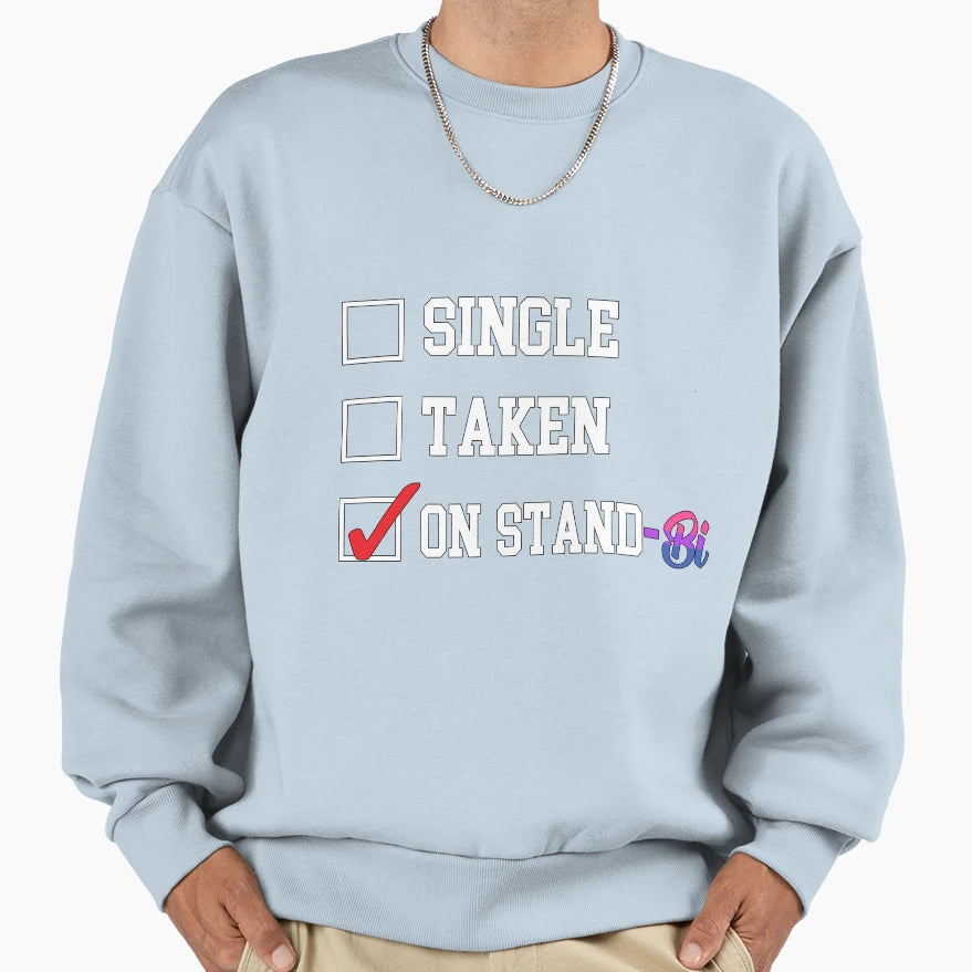 Stand Bi Sweatshirt - Minimalist Print for Adults - T-Shirt, Sweatshirt, Hoodie