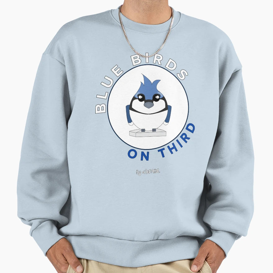 Blue Birds Third Sweatshirt - Novelty Apparel Unisex - T-Shirt, Sweatshirt, Hoodie