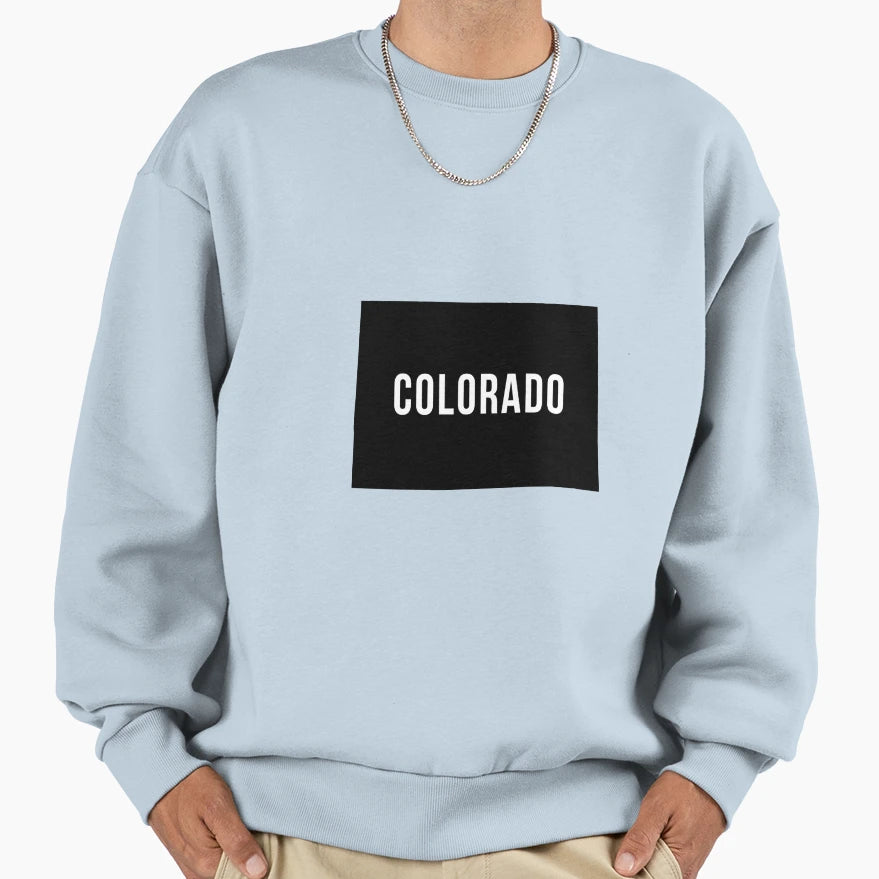 Colorado Silhouette Sweatshirt - Casual Everyday Wear Men Women - T-Shirt, Sweatshirt, Hoodie