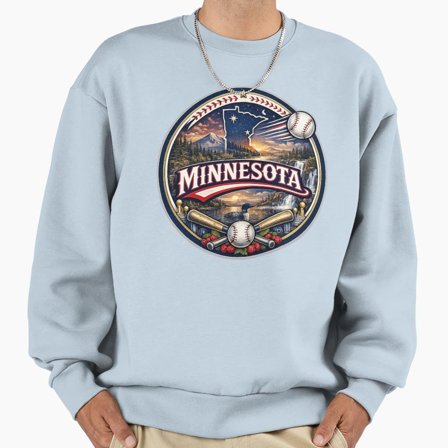 Minnesota Sports Logo North Fan Gift Hoodie - Casual Everyday Wear Unisex - T-Shirt, Sweatshirt, Hoodie