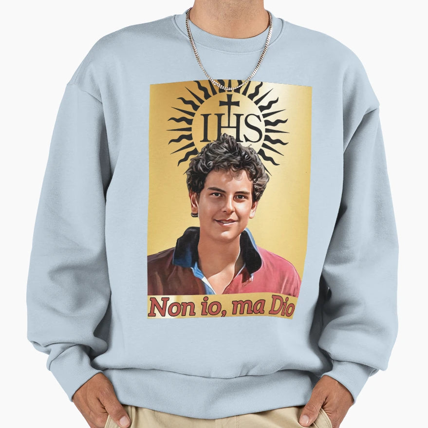Blessed Carlo Acutis Sweatshirt - Graphic Print for Adults - T-Shirt, Sweatshirt, Hoodie