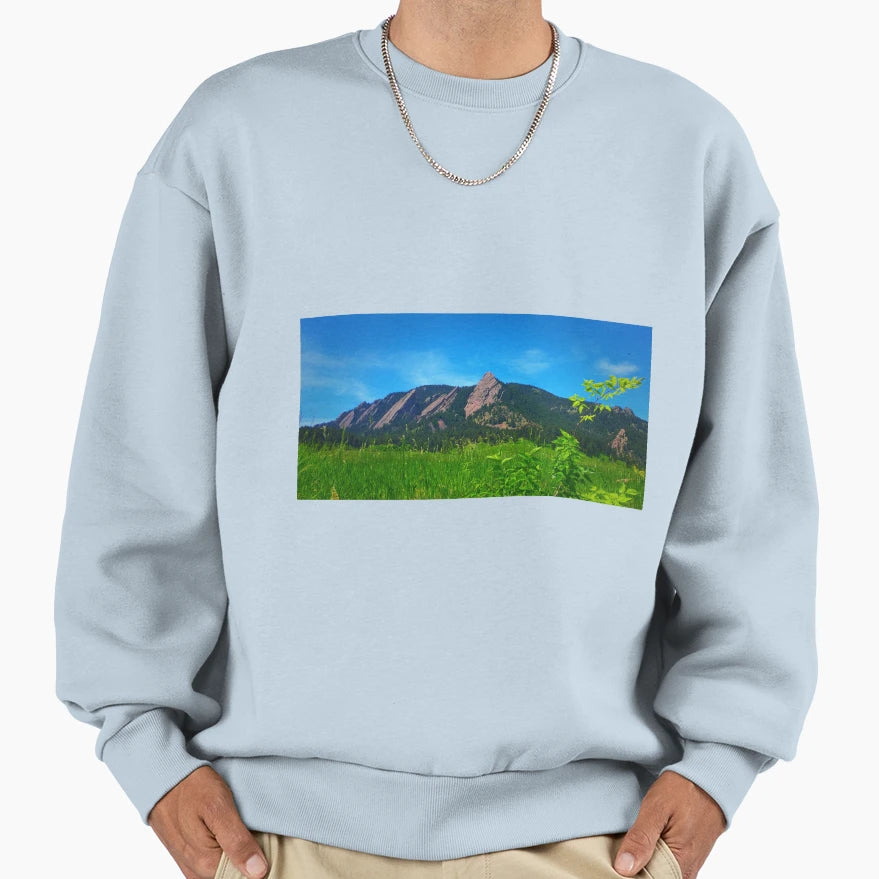 Rocky Mountains Sweatshirt - Custom Art Print Men Women - T-Shirt, Sweatshirt, Hoodie