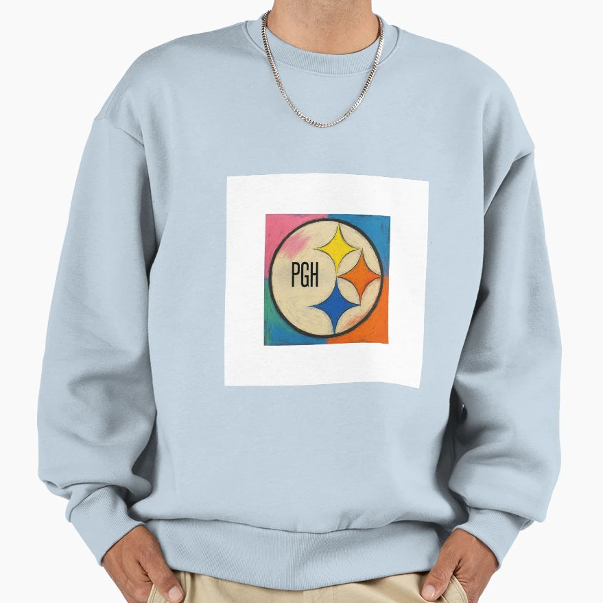 Pgh Pop Art Sweatshirt - Trendy Graphic for Adults - T-Shirt, Sweatshirt, Hoodie