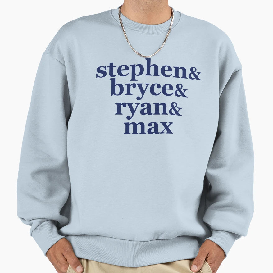 Washington Baseball Greats Sweatshirt - Aesthetic Graphic Men Women - T-Shirt, Sweatshirt, Hoodie