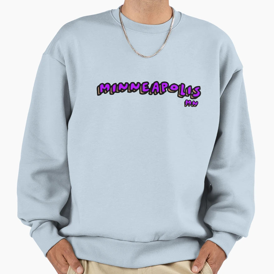 Minneapolis Bubble Sweatshirt - Casual Everyday Wear for Adults - T-Shirt, Sweatshirt, Hoodie
