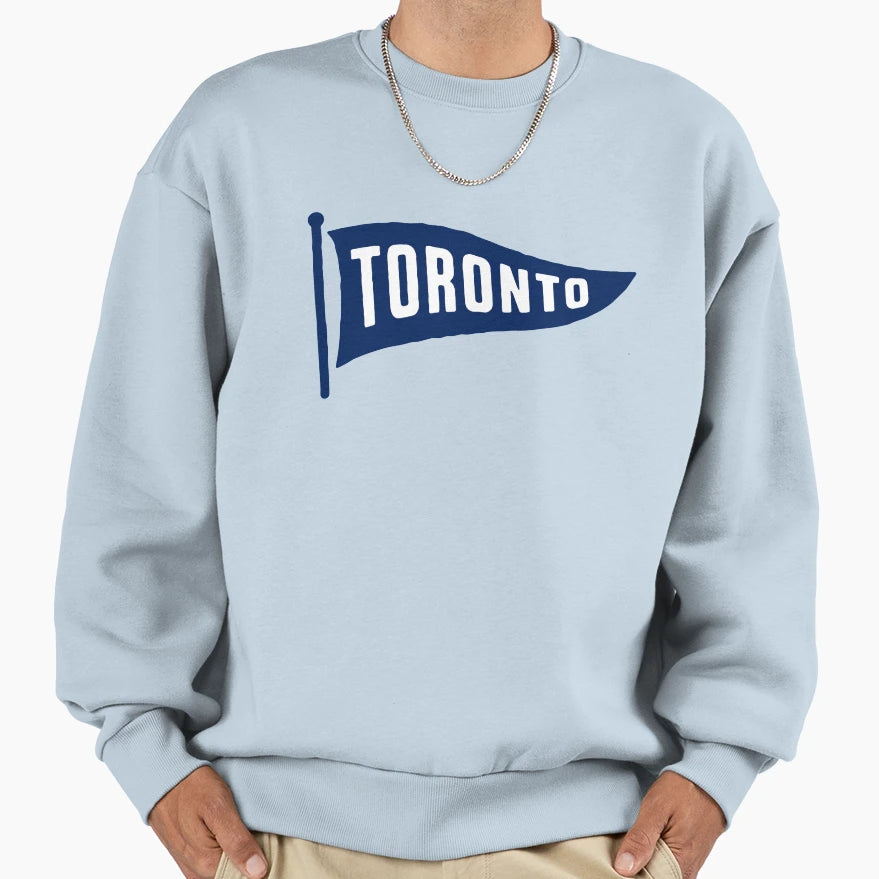 Toronto Pennant Sweatshirt - Novelty Apparel Unisex - T-Shirt, Sweatshirt, Hoodie