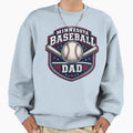 Minnesota Baseball Dad Red Blue T-Shirt - Streetwear Style for Adults - T-Shirt, Sweatshirt, Hoodie