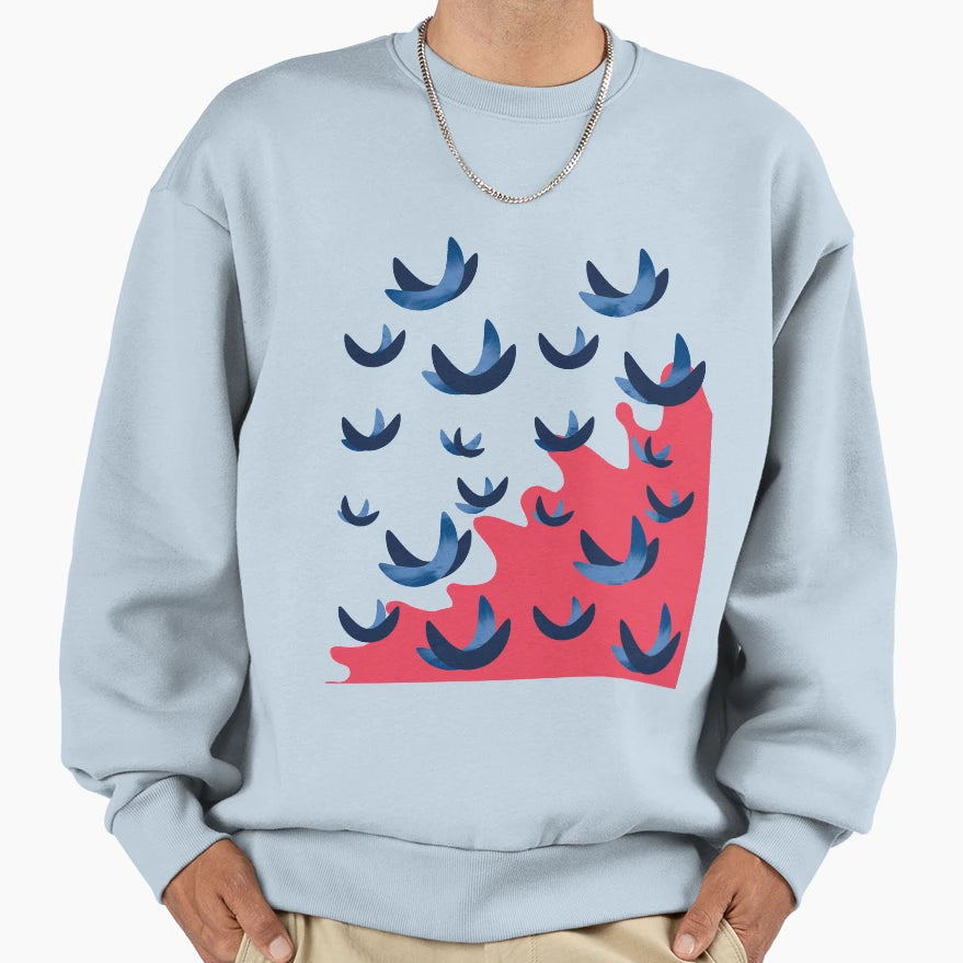 Flowers Sweatshirt - Minimalist Print Unisex - T-Shirt, Sweatshirt, Hoodie