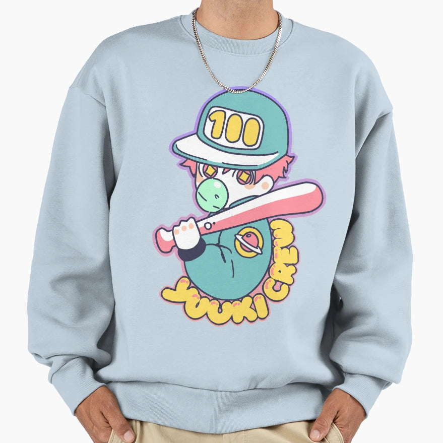 Yuuki Crew Sweatshirt - Trendy Graphic Unisex - T-Shirt, Sweatshirt, Hoodie