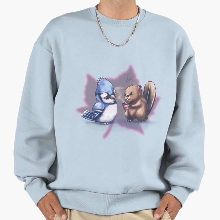 Canada Day Coffee Sweatshirt - Graphic Print Men Women - T-Shirt, Sweatshirt, Hoodie