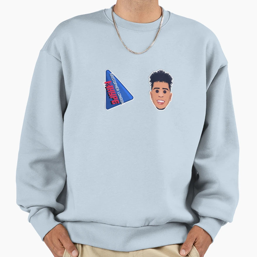 2 Hype Kristopher London Sweatshirt - Fun Novelty Design for Adults - T-Shirt, Sweatshirt, Hoodie