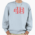Baseball Number 48 Sweatshirt - Custom Art Print for Adults - T-Shirt, Sweatshirt, Hoodie