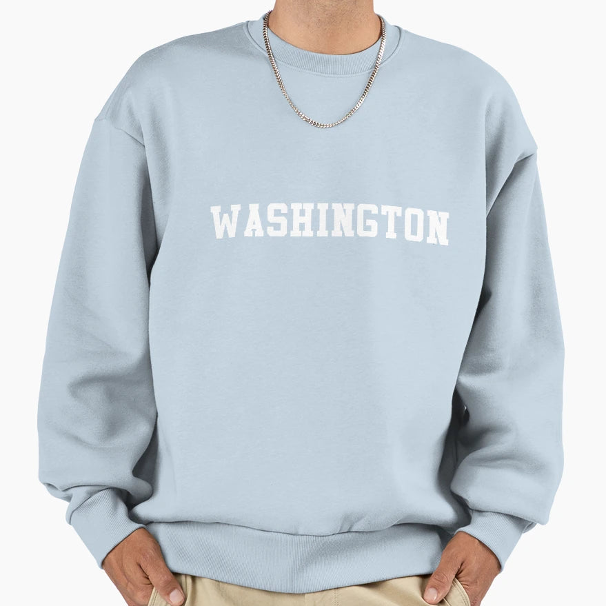 Washington Sweatshirt - Trendy Graphic Men Women - T-Shirt, Sweatshirt, Hoodie