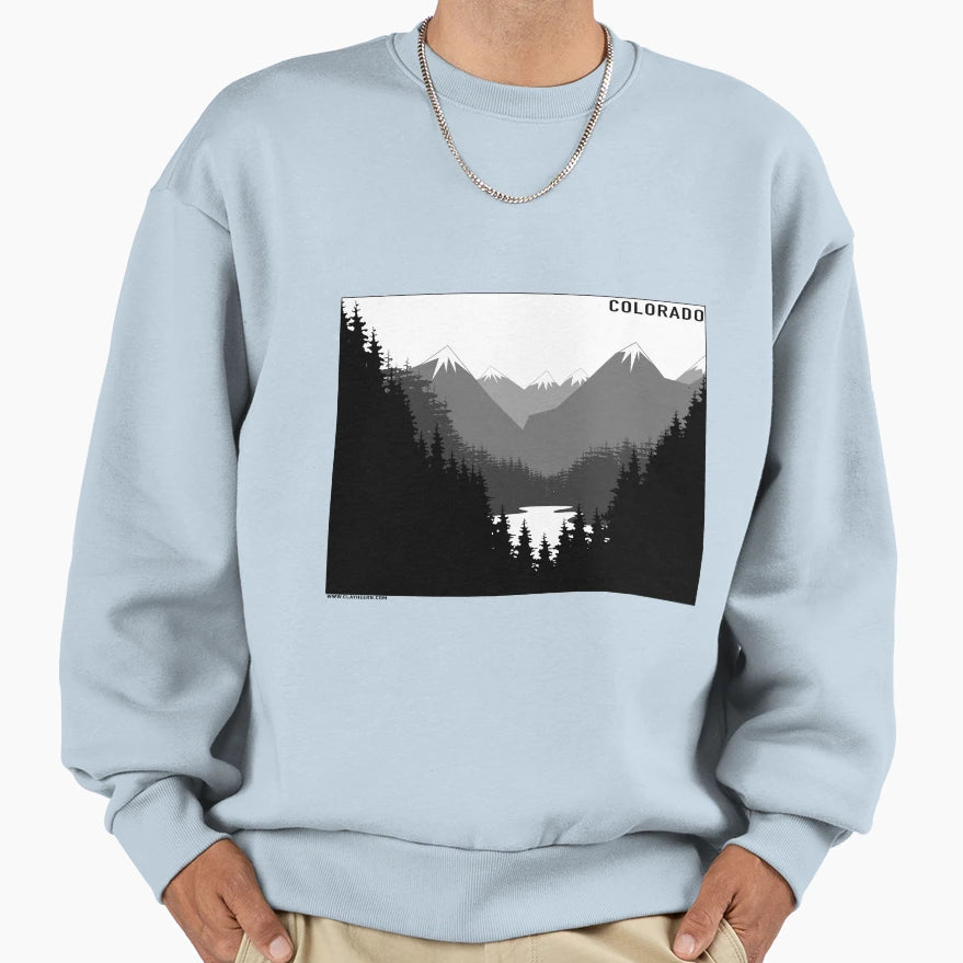 Colorado Sweatshirt - Custom Art Print Men Women - T-Shirt, Sweatshirt, Hoodie