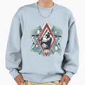 Geometric Baseball Art Sweatshirt - Trendy Graphic Men Women - T-Shirt, Sweatshirt, Hoodie