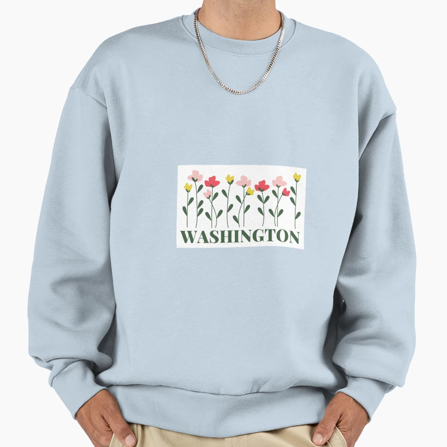 Washington Sweatshirt - Minimalist Print for Adults - T-Shirt, Sweatshirt, Hoodie