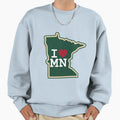 I Love Minnesota Wild Sweatshirt - Aesthetic Graphic Unisex - T-Shirt, Sweatshirt, Hoodie