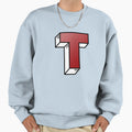 Letter T Sweatshirt - Trendy Graphic for Adults - T-Shirt, Sweatshirt, Hoodie