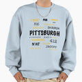 All Things Pittsburgh Black And Gold Sweatshirt - Minimalist Print Unisex - T-Shirt, Sweatshirt, Hoodie