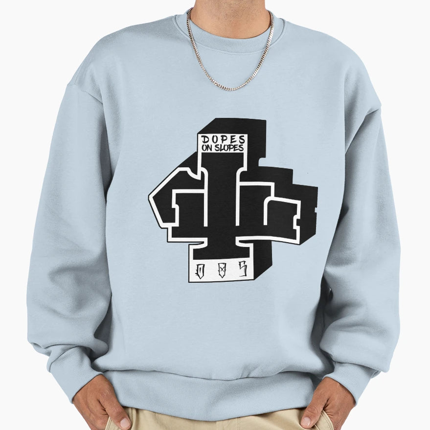 Dopes Slopes Sweatshirt - Trendy Graphic Men Women - T-Shirt, Sweatshirt, Hoodie