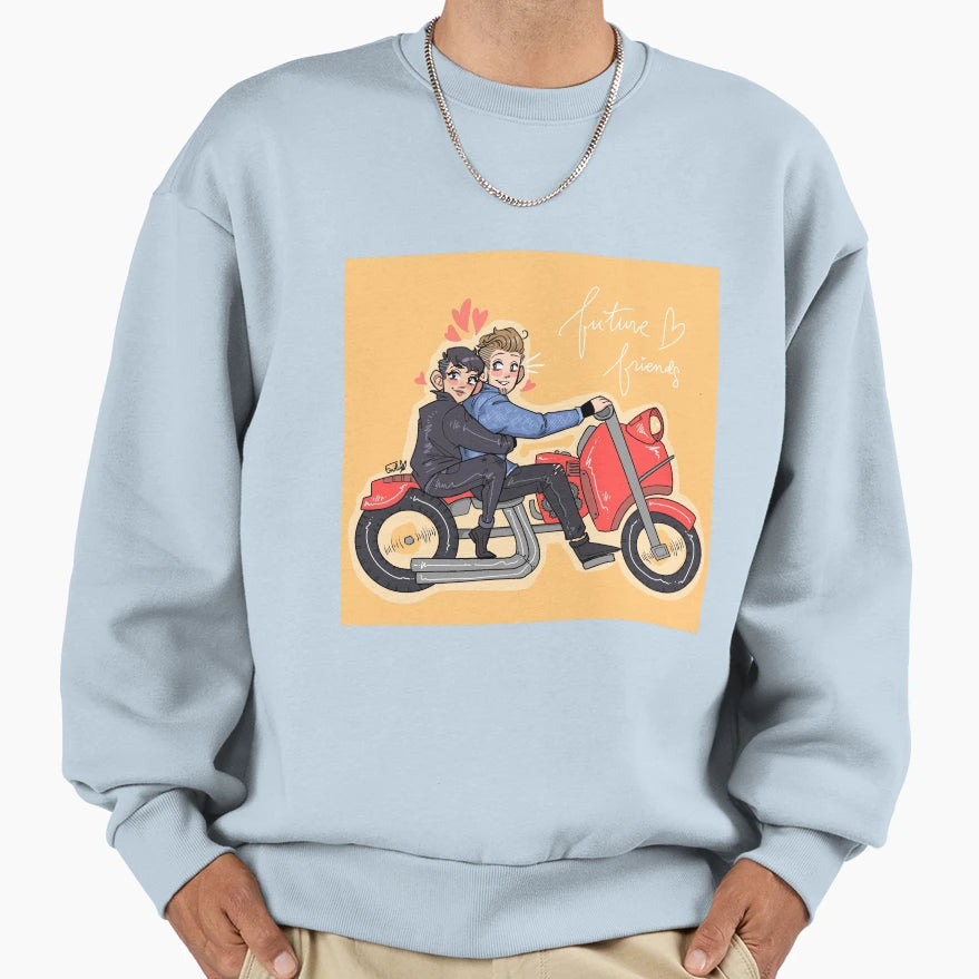 Sup3Rfruit Future Friends Sweatshirt - Custom Art Print Men Women - T-Shirt, Sweatshirt, Hoodie