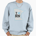 I Love Minnesota United Fc Sweatshirt - Custom Art Print Men Women - T-Shirt, Sweatshirt, Hoodie