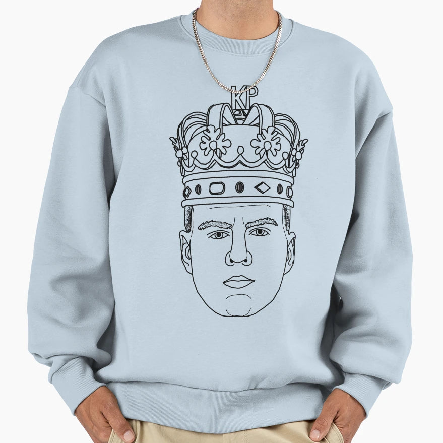 Kristaps Porzingis Real King New Sweatshirt - Custom Art Print for Adults - T-Shirt, Sweatshirt, Hoodie