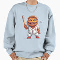 Crazy Baseball Monster Xvii Sweatshirt - Novelty Apparel Unisex - T-Shirt, Sweatshirt, Hoodie