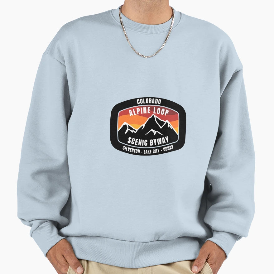 Alpine Loop Sweatshirt - Casual Everyday Wear for Adults - T-Shirt, Sweatshirt, Hoodie