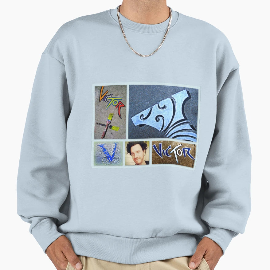Victor Fraser Sidewalkart Sweatshirt - Minimalist Print Unisex - T-Shirt, Sweatshirt, Hoodie