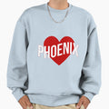 Phoenix Heart Sweatshirt - Unique Graphic Unisex - T-Shirt, Sweatshirt, Hoodie