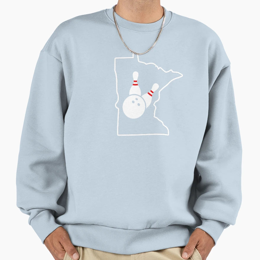 Ball Bowling Minnesota Bowling Funny T-Shirt - Graphic Print Men Women - T-Shirt, Sweatshirt, Hoodie