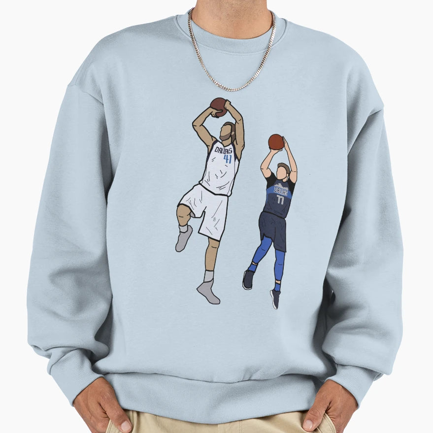 Euro Bros Sweatshirt - Custom Art Print Unisex - T-Shirt, Sweatshirt, Hoodie